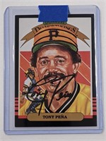 1985 Donruss Tony Pena #24 Signed Card W/ COA