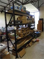 8' steel shelf with plywood decking
