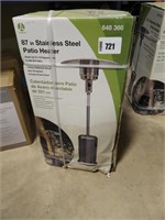 87" stainless steel patio heater