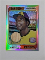2001 Topps Archives Reserve Dave Winfield Relic