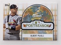 2018 Topps Albert Pujols Postseason Logo Patch