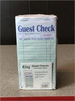 Guest Checks 2 Part Greeen Carbon 10 Books of 50ea