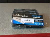 Swingline Staples- 3 Boxes of 5,000 & 1 Partial Bx