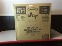 DArt 6oz Squat Cups - Sealed Full Case of 1,000