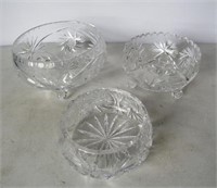 Pinwheel Crystal Bowls