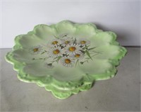 Beautiful Porcelain Cake Plate 11"