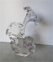 Beautiful Glass Epergne 10"T