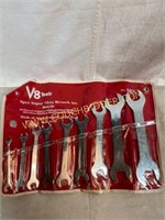 V8 Tools metric open end set thin wrenches