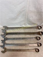 Assorted Williams standard combination wrench set