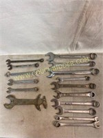 Assorted combination STD wrenches and more