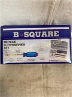 B-square 30 piece screwdriver set
