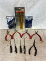 small pliers, screwdriver sets and more