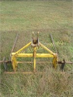 3-point single bale fork