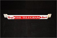 The Telegram Porcelain Push Bar New Never Mounted
