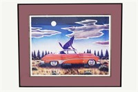 Framed and Matted 1951 Buick Roadmaster Poster