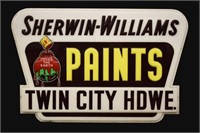 Sherwin Williams Paints Embossed Plastic Sign
