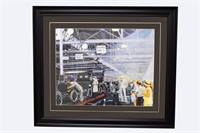 Framed and Matted Print Ford Model T Assembly