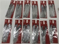12CS HOLIDAY TIME TINSEL ICICLES SIZE 18"