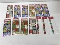 ASSORTED HOLIDAY PEEL N' STICK TAGS