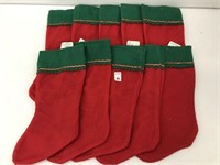 10PCS CHRISTMAS STOCKINGS