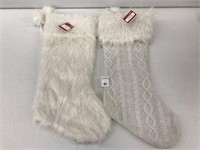 2PCS HOLIDAY TIME STOCKINGS