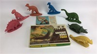 7 Sinclair Dinoland Dinos + Dinosaur World Puzzle