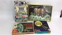 4 Space Themed Puzzles / Games