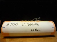 2000 Virginia US State Quarters UC Full Roll