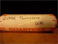 2002 Tennessee US State Quarters UC Full Roll