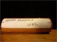 2000 Maryland US State Quarter UC Roll