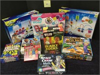 Puzzles, Games, and Science Kits