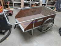 2 wheel lawn cart
