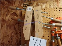 2 - 12'' Grizzley wood clamps