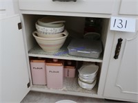 Canister set, cooking and baking items