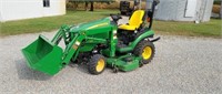 2018 John Deere 1025 R  tractor diesel  144.4