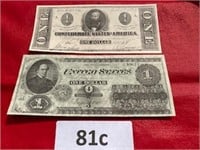 REPRODUCTION CONFEDERATE NOTES