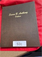 SUSAN B ANTHONY DOLLAR BOOK W/6 COINS