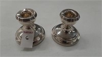PAIR OF STERLING CANDLE STICK HOLDERS