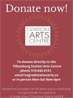 TO DONATE NOW PLEASE CALL STATION ARTS CENTRE