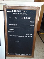 Vintage Letter Boards and Letters