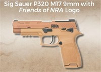Sig Sauer P320 M17 9mm w/ Friends of NRA Logo