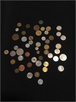 Qty of Foreign Coins 50 Different Ones