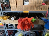 Shelf of Assorted Marking Flags