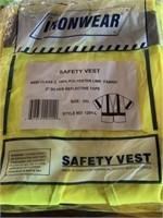 Box of 2XL Lime Safety Vest