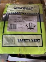 Box of Large Lime Safety Vest