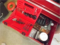 Contents of bottom tier drawers of #32 tool cabine