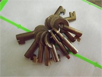Railroad keys, C & O, C & W & others