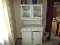 Cream Cabinet and contents