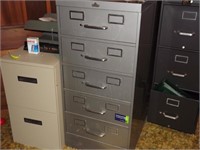 5 drawer parts file cabinet