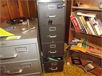 4 drawer green file cabinet